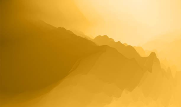 istock abstract watercolor nature  mountain landscape sunrise background 1246867677