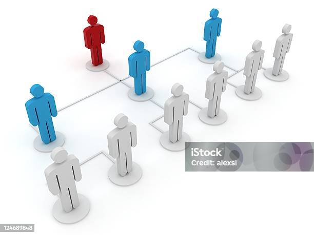 La Organización Foto de stock y más banco de imágenes de Gráfico de organización de la empresa - Gráfico de organización de la empresa, Pirámide humana, Forma piramidal