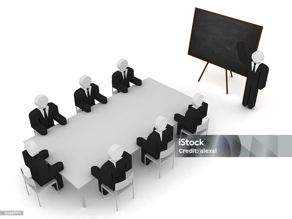 Business Presentation  Meeting Room Stock Photo