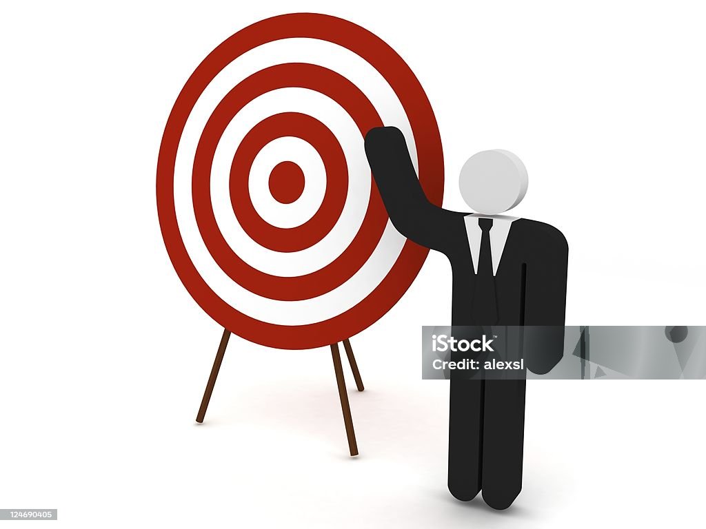 Business Target  Accuracy Stock Photo