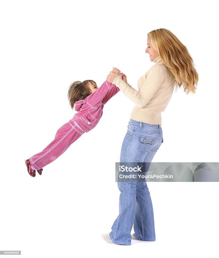 Madre con hija jugando - Foto de stock de 12-23 meses libre de derechos