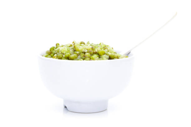 istock Grains Mung bean Boil sugar in a cup on a white background 1246906028
