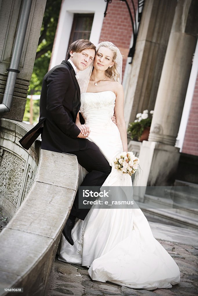 Le marié et la mariée - Photo de Adulte libre de droits