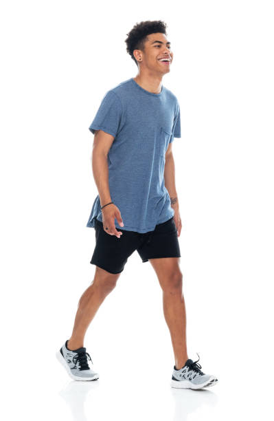 istock Walking wearing t-shirt 1246906794