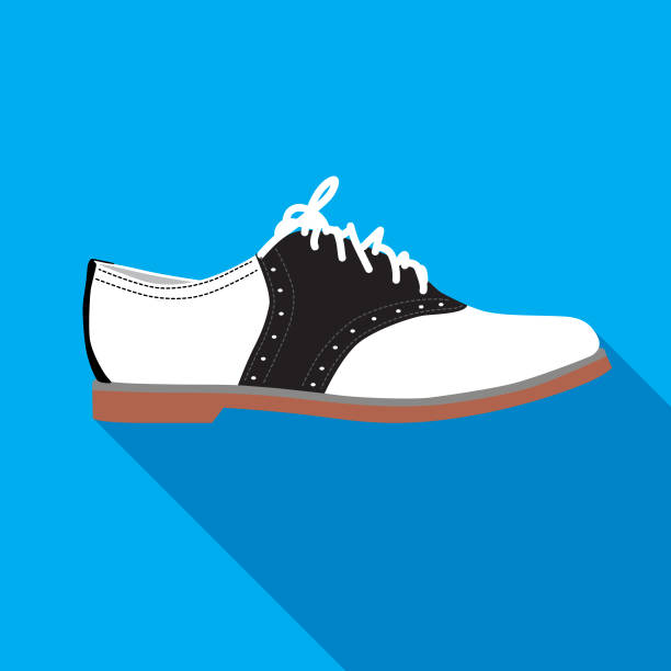 Saddle Shoe Icon Stock Illustration 