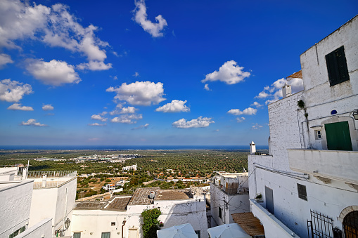 Ostuni is a city located about 8 km from the sea, in the province of Brindisi, region of Apulia, Italy.