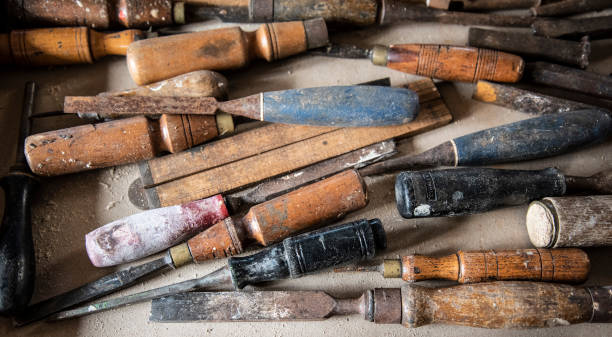 istock Inventory. Wood working chisels. 1246912994