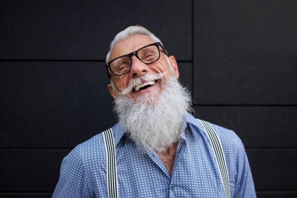 istock Senior hipster man portrait 1246930747