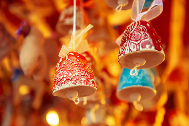 istock Souvenir bells at the market 1246933453