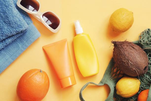 istock Summer holiday flat lay composition photography 1246933747