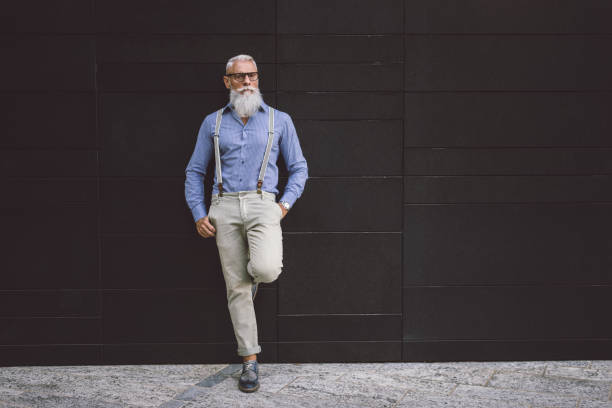 istock Senior hipster man portrait 1246935625