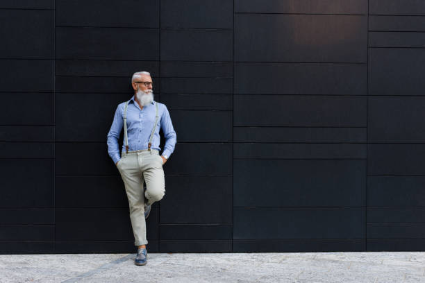 istock Senior hipster man portrait 1246935736