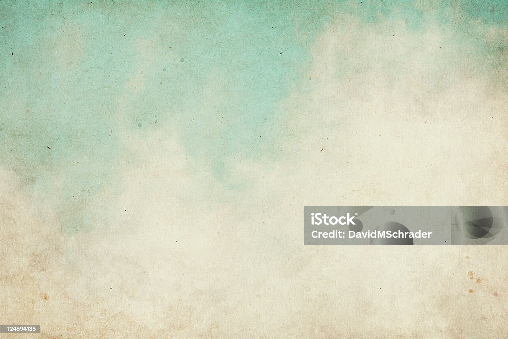 Vintage Grunge Fog Fog and clouds on a textured vintage paper background with grunge stains. Abstract Stock Photo