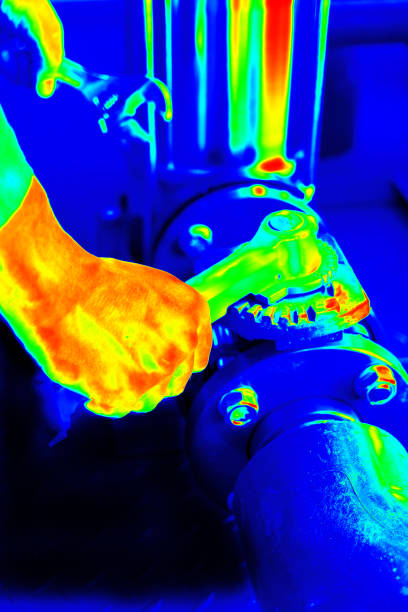 istock Industrial thermography pipes 1246948092