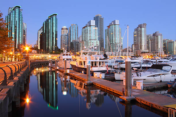 istock Marina Dawn, Coal Harbor, Vancouver 124695035