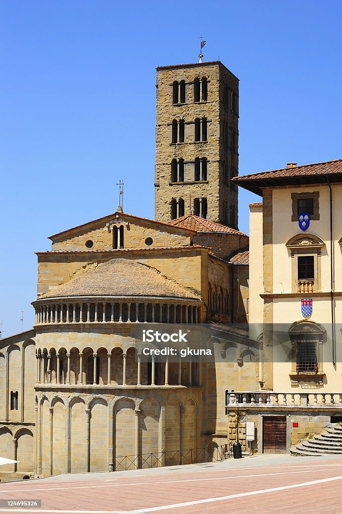 Centrum Arezzo - Zbiór zdjęć royalty-free (Architektura)