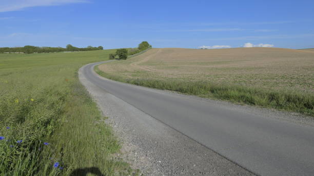 istock bike paths Sky Country road 1246966517