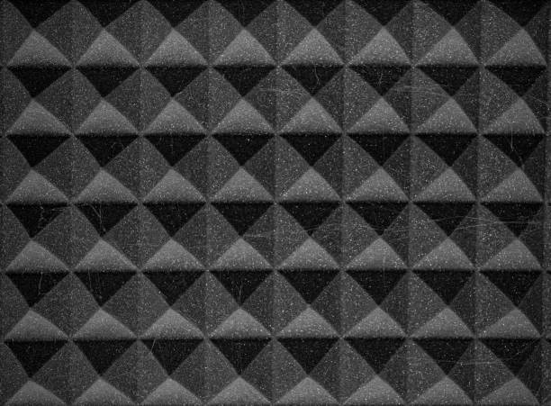 istock Close-up of Foam in Audio Recording Studio 1246974052