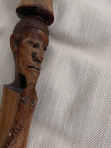 African tribal pole