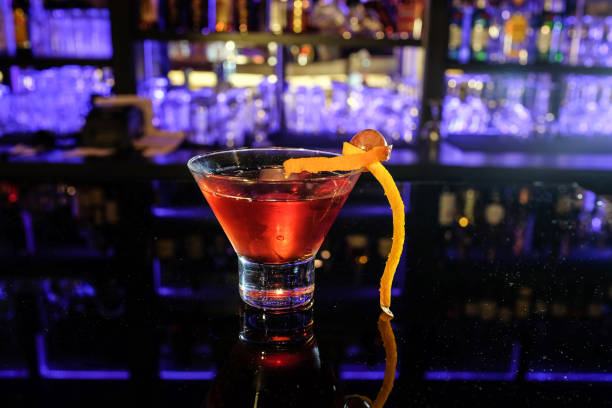 istock alcohol coctail on the bar focus on foreground with fruit 1246980066