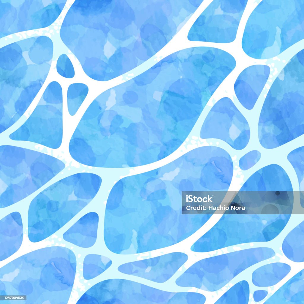 Screen Pattern Design Water Water Surface Seamless Pattern Background Stock Illustration - Download ...