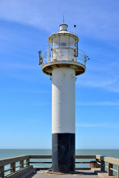 istock Blankenberge lighthouse on a sunny afternoon in springtime. 1247005397