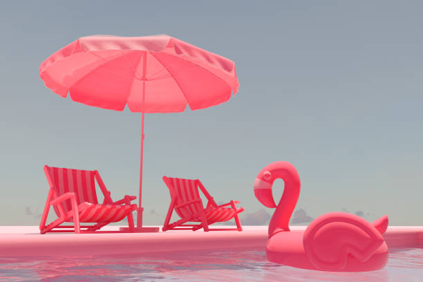 istock Summer Holiday Villa with Swimming Pool, Self Isolation 1247011631