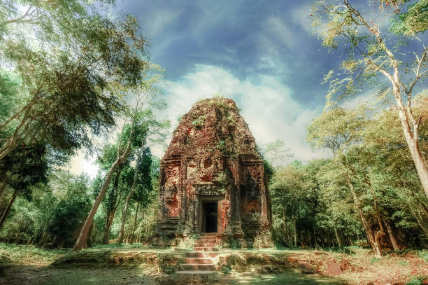 istock Ancient pre Angkor Sambor Prei Kuk temple ruins. Cambodia 1247012595