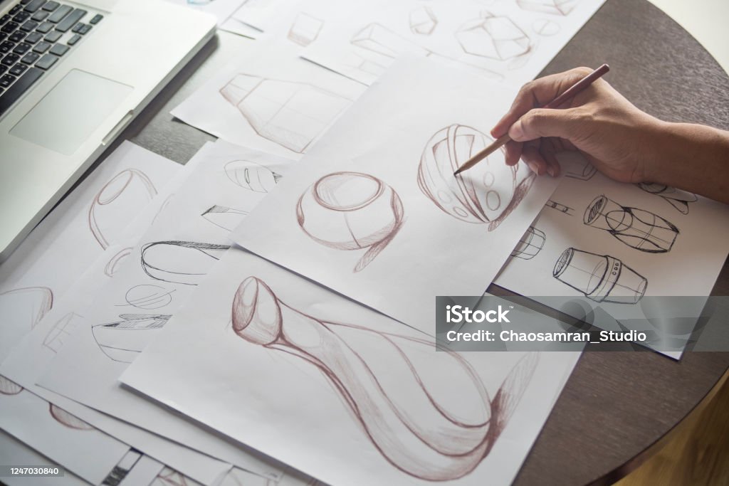 Product Making Drawing Production Designer Sketching Drawing Development Design Product ...