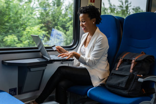 istock bussines woman paying with card 1247034236