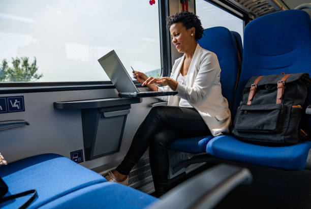 istock Bussines woman paying with card 1247034334