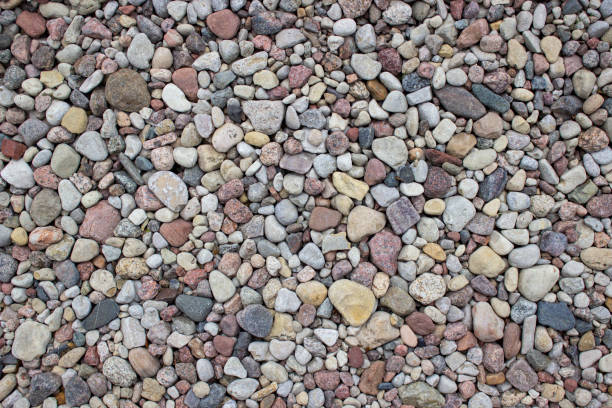 istock Abstract background with many stones of different shapes. 1247034486