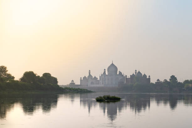 istock The view on Taj Mahal from river side 1247043748
