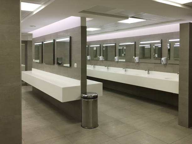 istock Public restroom, toilet 1247048498