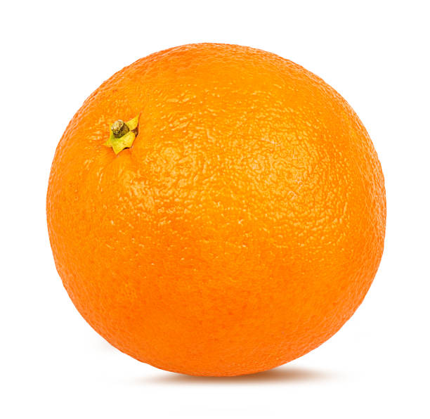 istock Orange isolated on white background with clipping path 1247053221