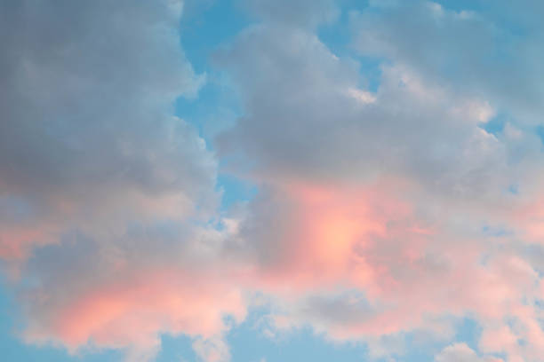 istock orange sky. orange, red, pink clouds and sky. 1247055267