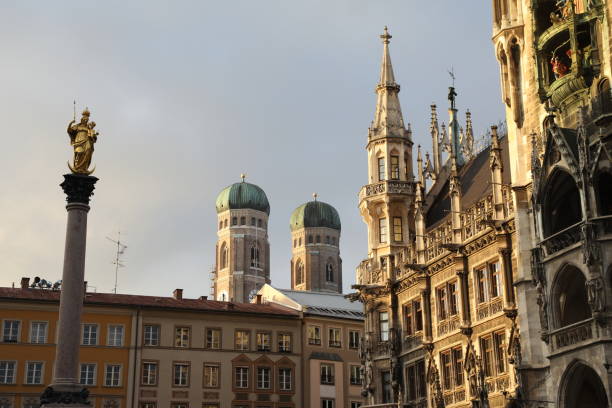 istock Munich old city Marienplatz, Germany 1247062765