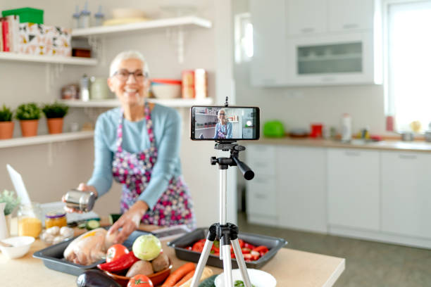 istock Making Social Media Video About Cooking 1247101627