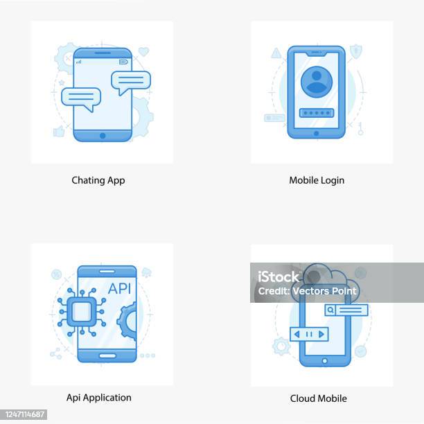 Mobile App And Software Development Flat Vectors Pack Stock ...