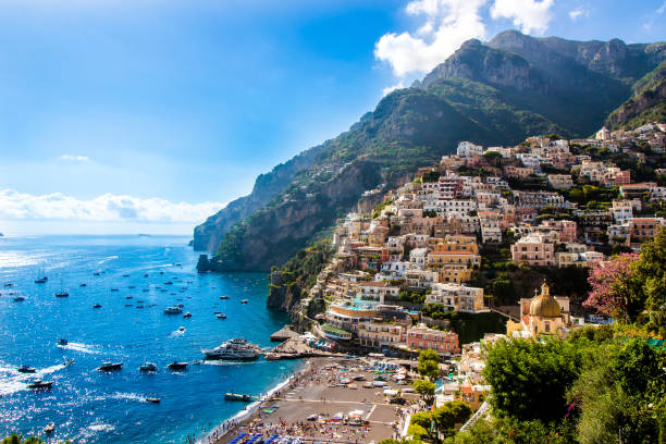 istock Panoramic view of Positano, Italy 1247134467