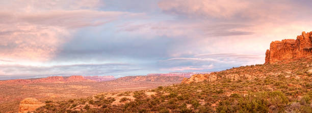 istock Panoramic view in Arches National Park, Utah 1247144623