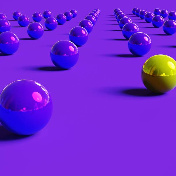 istock Social distancing concept, abstract isometric hexagon background with sphere 1247146195