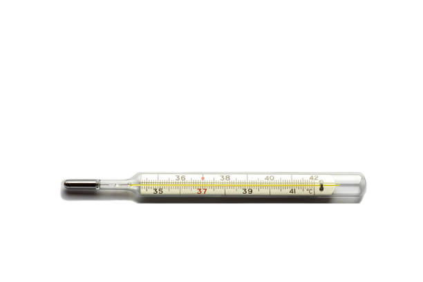istock mercury thermometer medical device White background 1247255514