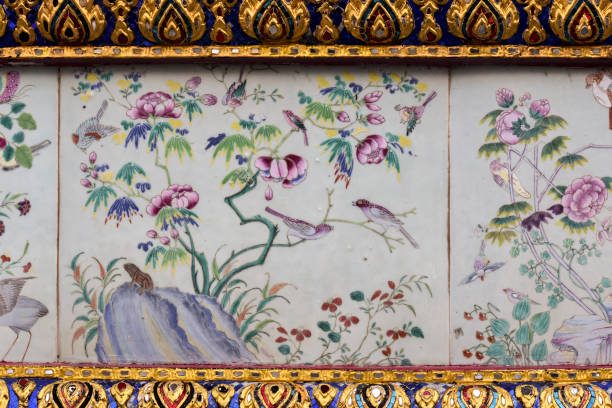 istock Tiles decorated in Bangkok 1247289818