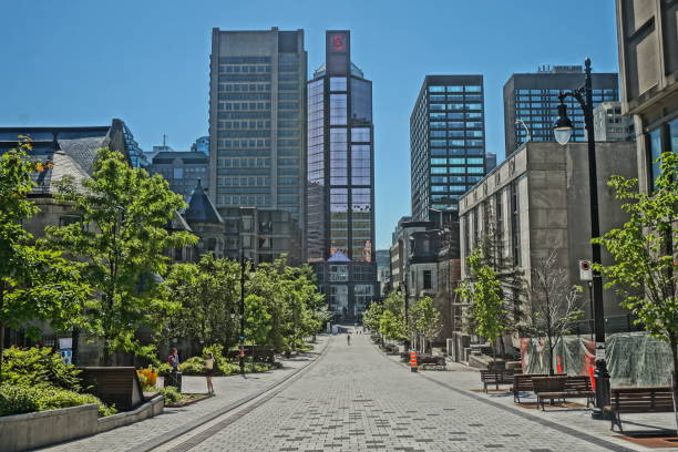 istock Downtown Montreal, June 06, 2020 1247299382