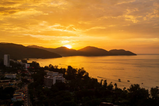 istock Batu Ferringhi Beach Penang Island Malaysia Sunset 1247365972