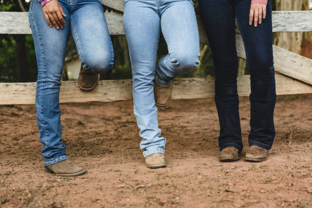 istock Cowgirl legs on the ranch 1247476183
