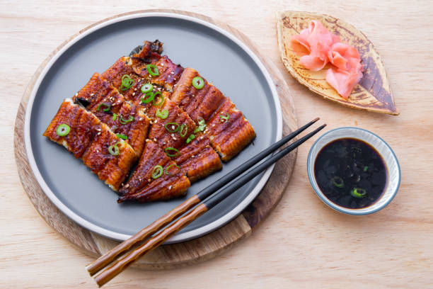 istock Japanese cuisine of Grilled eel 1247577359