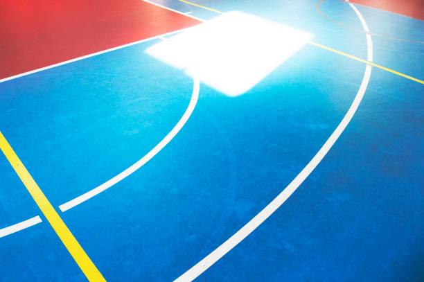istock Basketball Court Floor 1247612133