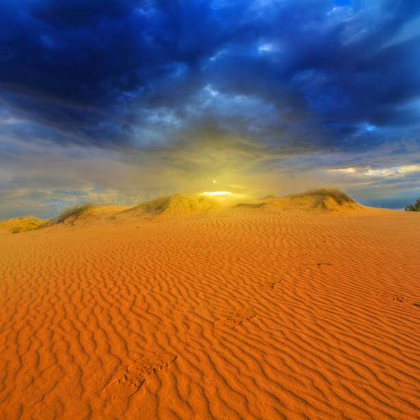 istock red sand desert at the evening 1247638097